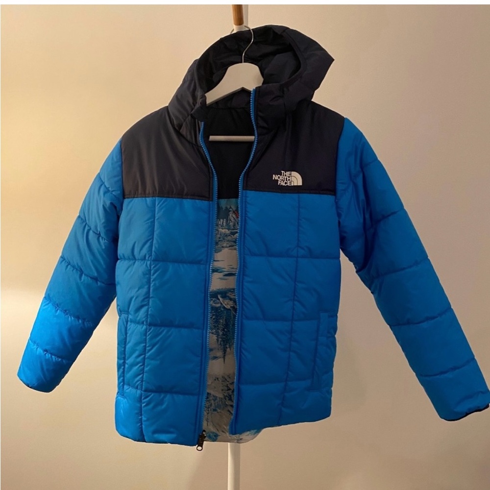 The North Face Boys Reversible Winter Puffer Coat Jacket